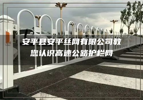 安平县安平丝网有限公司教您认识高速公路护栏网